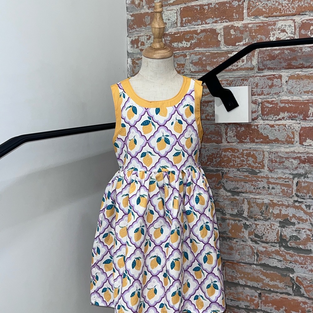 Colorful Patterned Sleeveless Dress